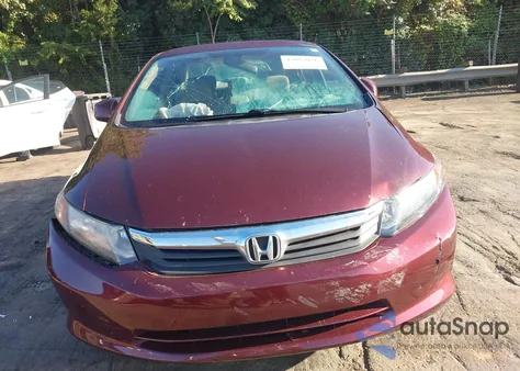 2012 Honda Civic Lx z USA, uszkodzony, nr VIN 19XFB2F52CE079508